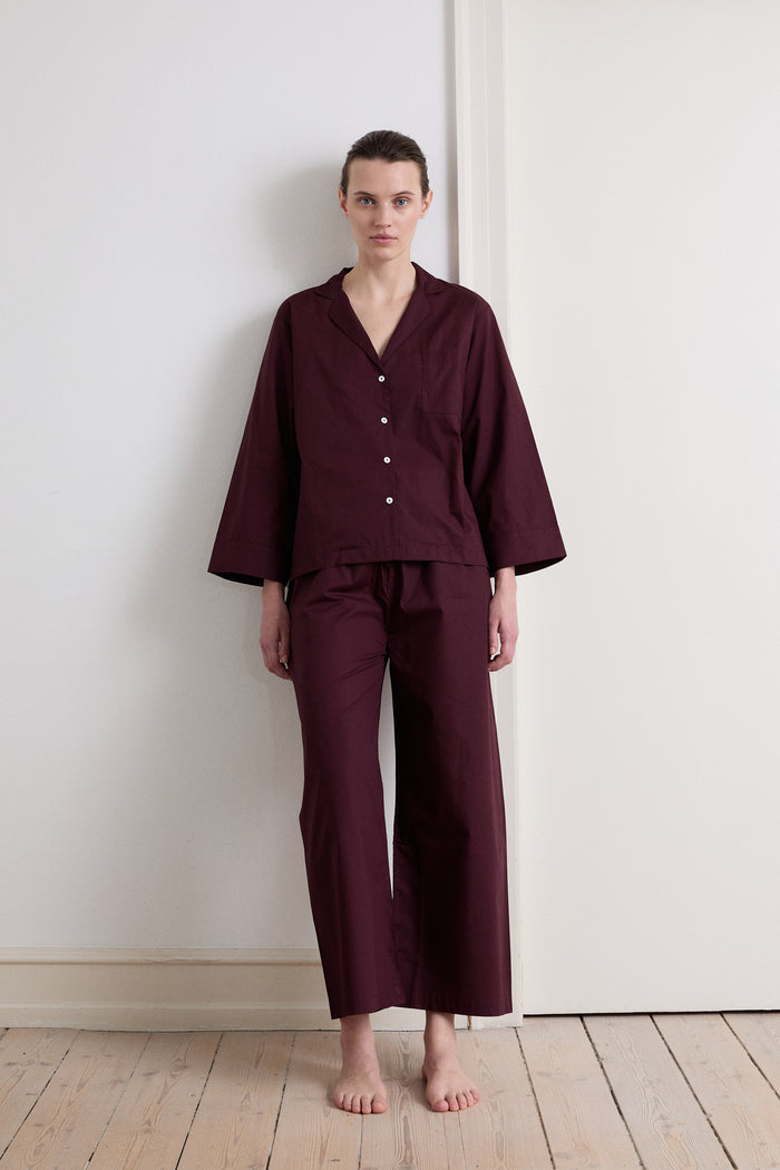 Relaxed Dark Cherry Pyjama Set