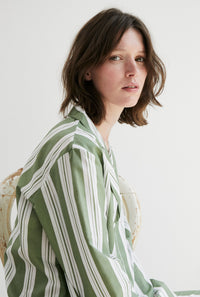 Classic Khaki Stripe Pyjama