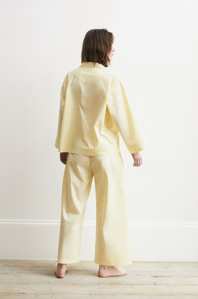 Relaxed Pale Yellow Pyjama Set