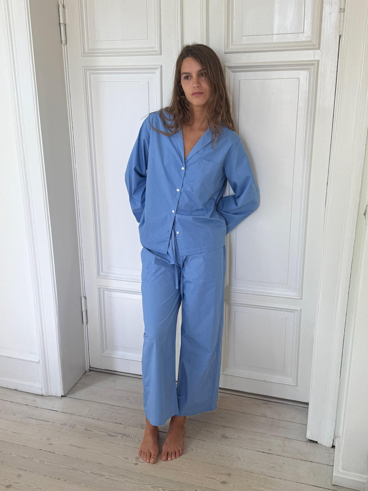 Relaxed Cornflower Blue Pyjama Set