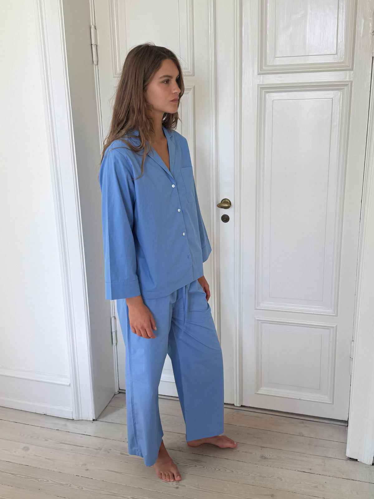 Relaxed Cornflower Blue Pyjama Set