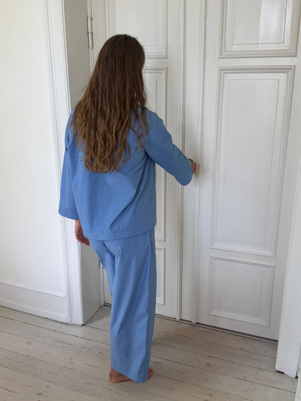 Relaxed Cornflower Blue Pyjama Set