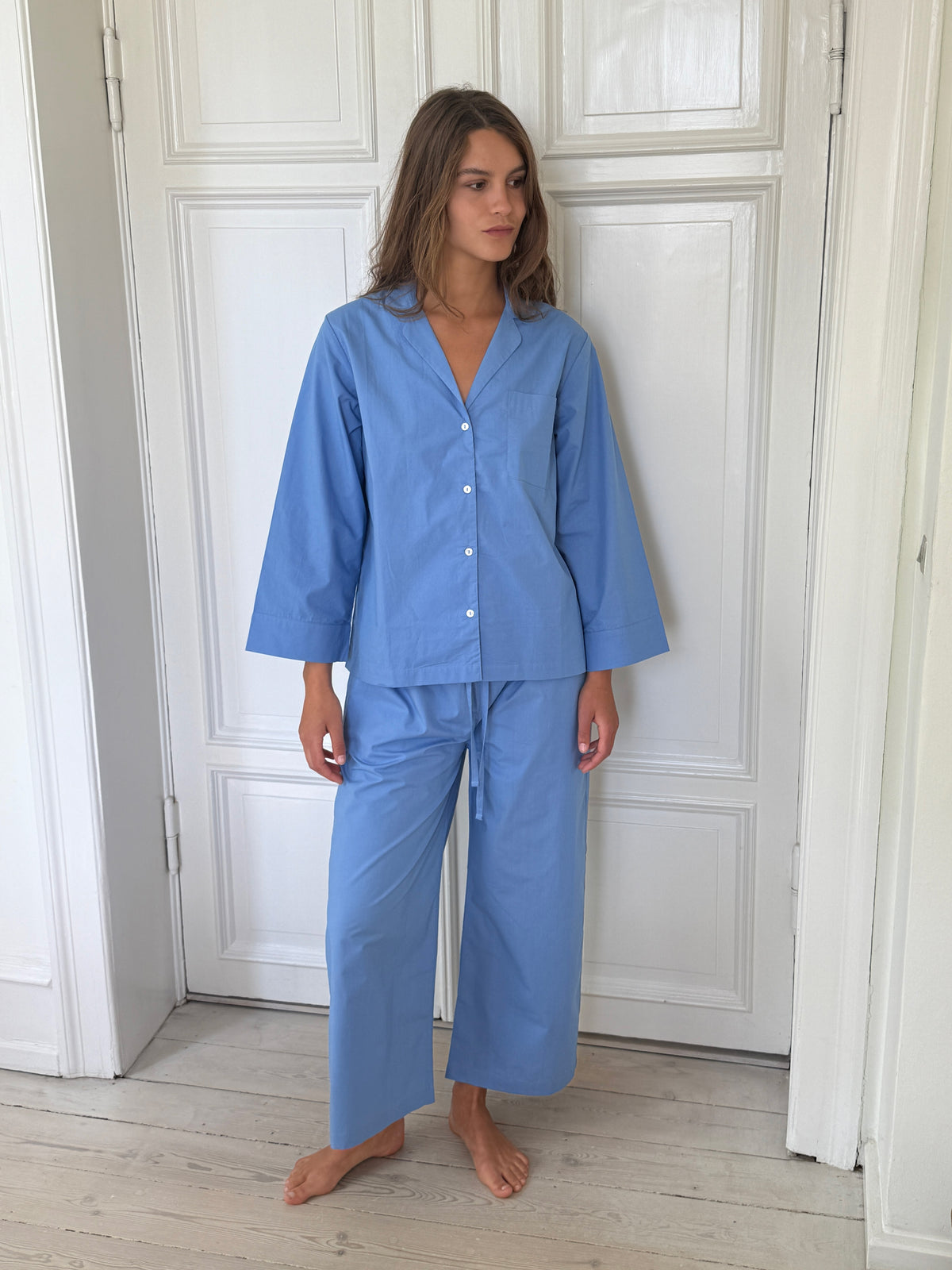 Relaxed Cornflower Blue Trousers