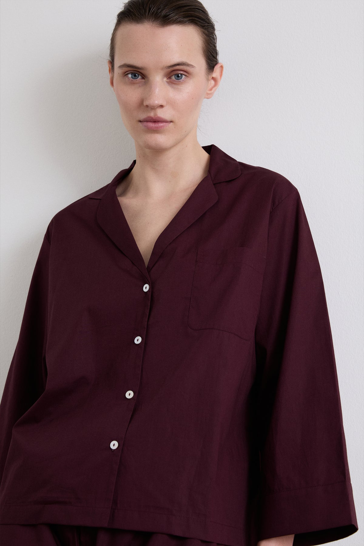 Relaxed Dark Cherry Pyjama Set