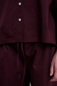 Relaxed Dark Cherry Pyjama Set