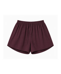 Dark Cherry Relaxed Short SS