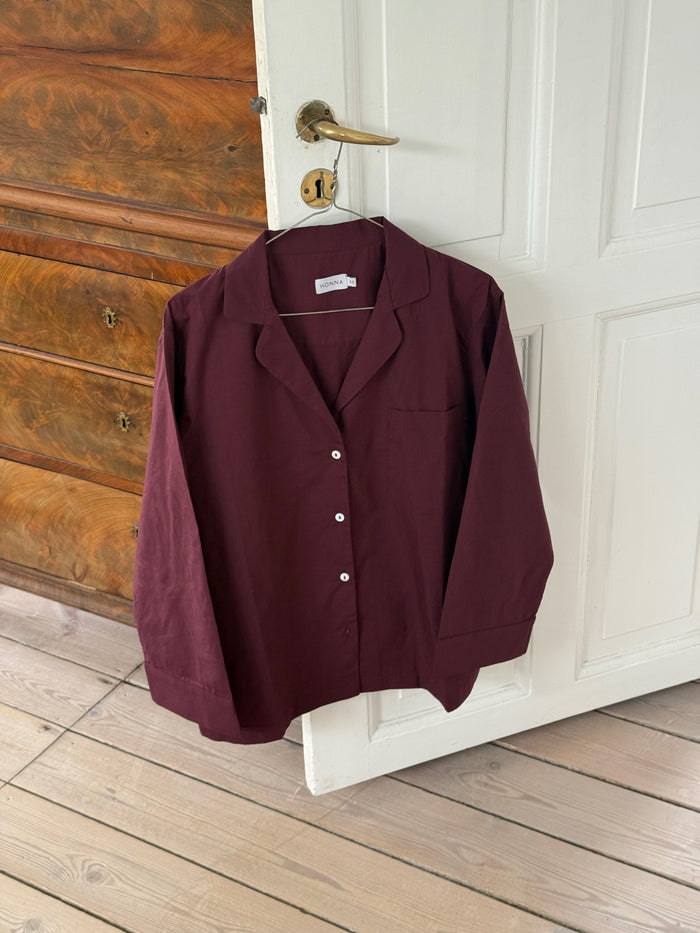Relaxed Dark Cherry Shirt