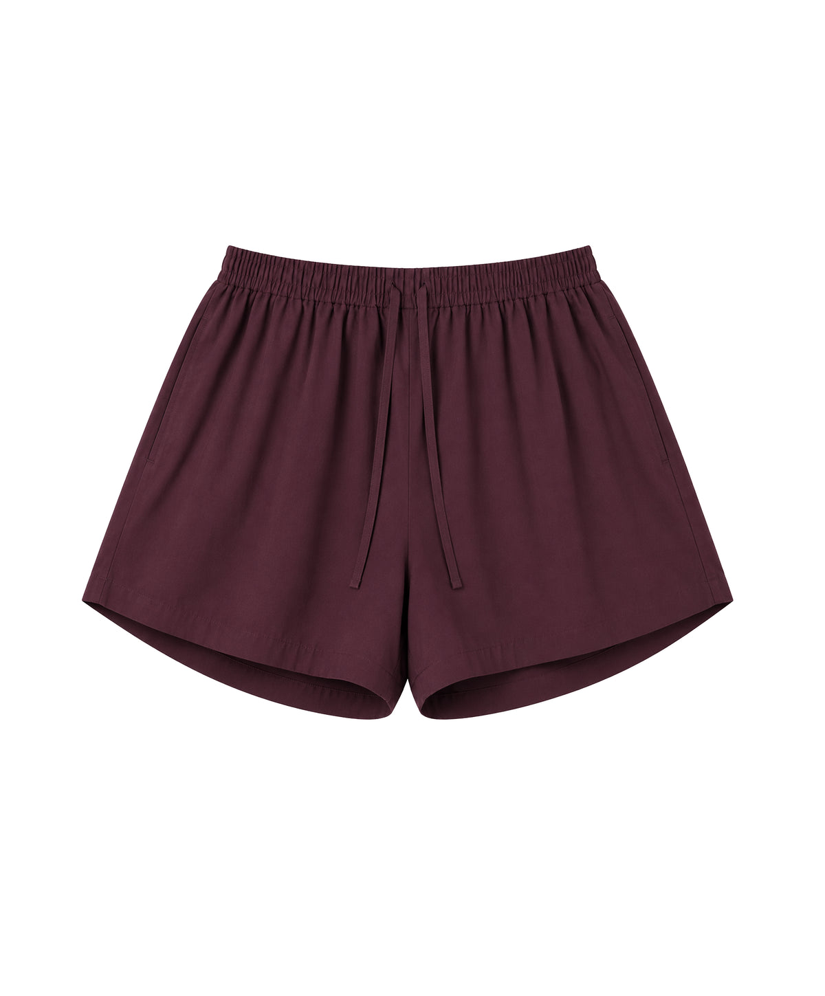 Relaxed Dark Cherry Shorts