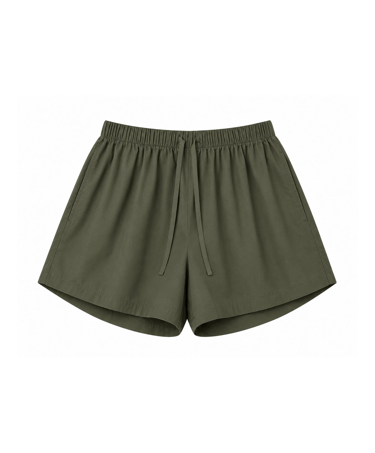 Relaxed Olive Shorts