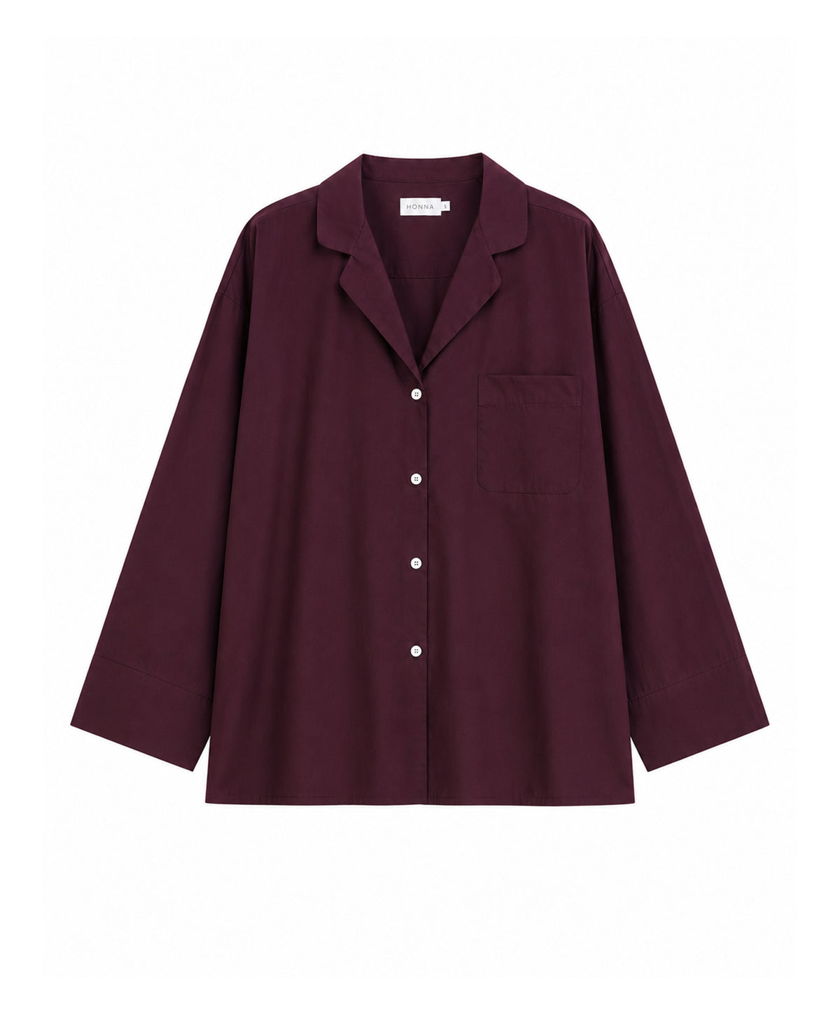 Relaxed Dark Cherry Shirt