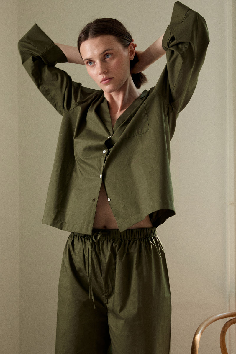 Relaxed Olive Pyjama Set