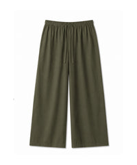 Relaxed Olive Trousers