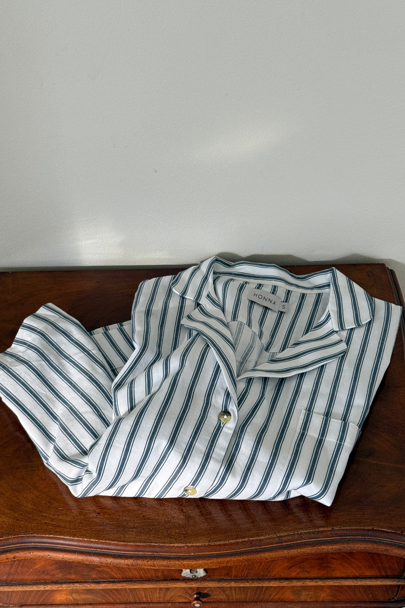 Relaxed Ticking Stripe Pyjama Set