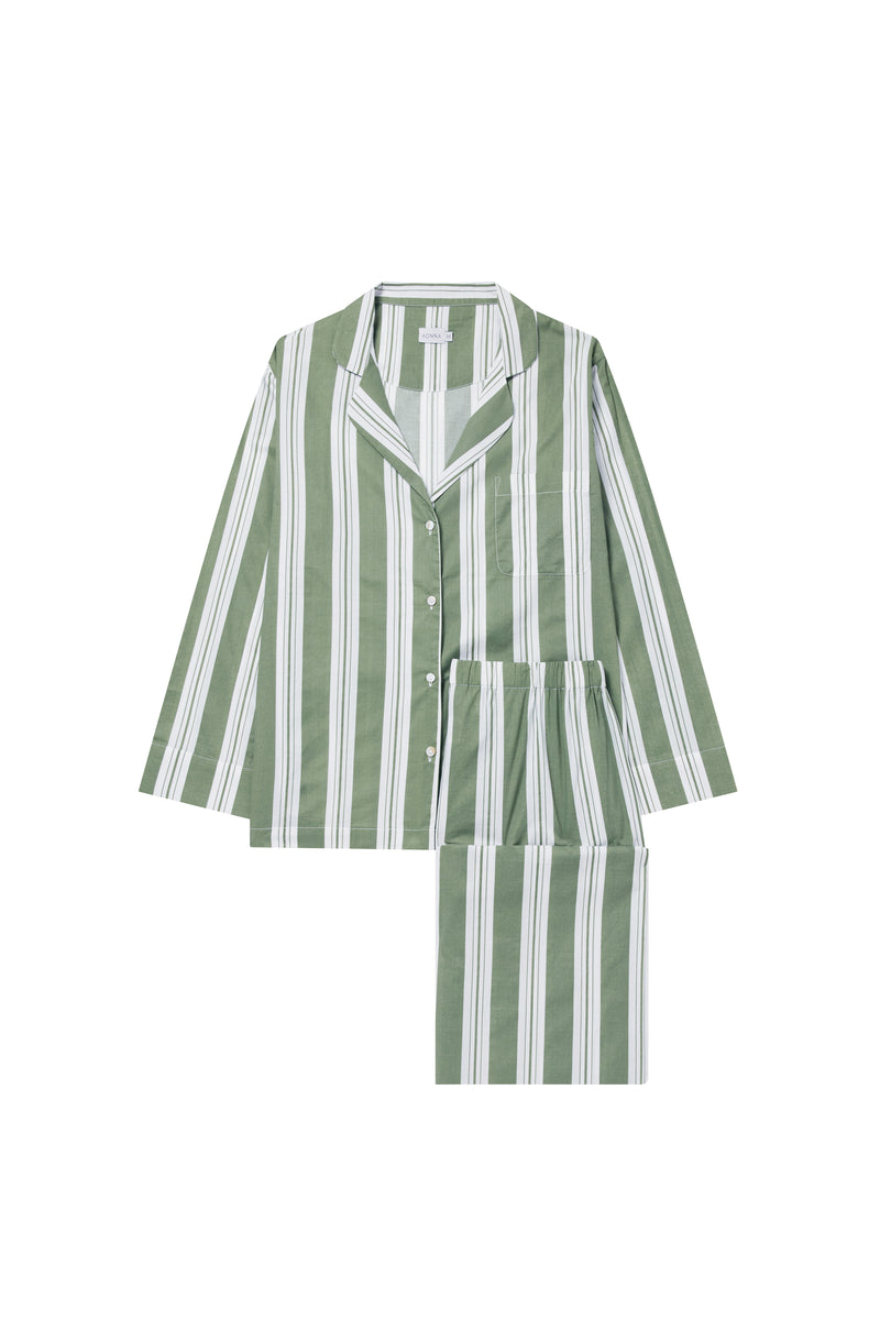 Classic Khaki Stripe Pyjama