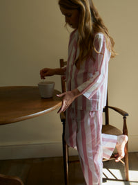 Mini Pink Stripe Pyjama Set